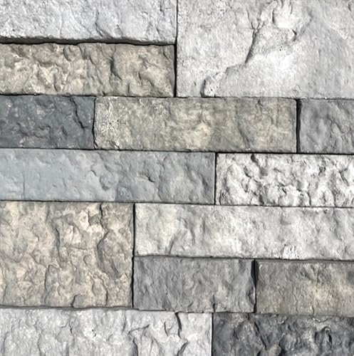 Thin Real Concrete Stone Veneer, SC Color Blend by Unknown
