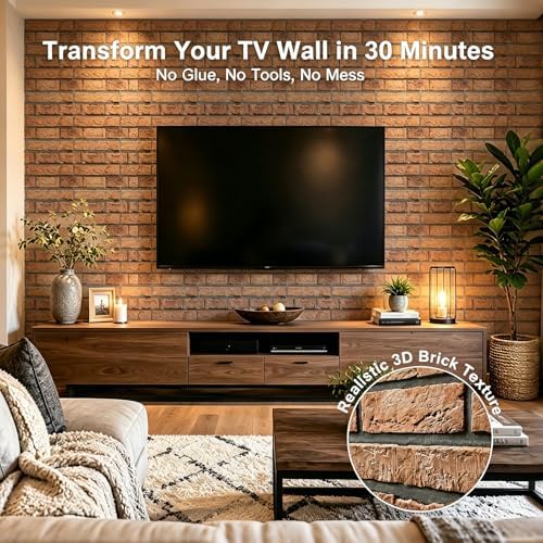 3D Brick Wall Panels Peel and Stick - Image 4