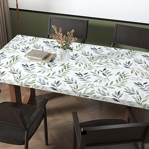 Danodoi Sage Green Vintage Leaf Peel and Stick Wallpaper 17.5" x 393" - Image 5