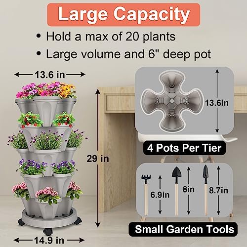 GameXcel Vertical Planter Tower - Image 5