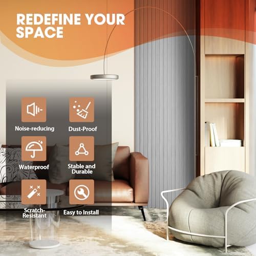 OUZUGIE WPC Acoustic Slat Wall Paneling - Image 6