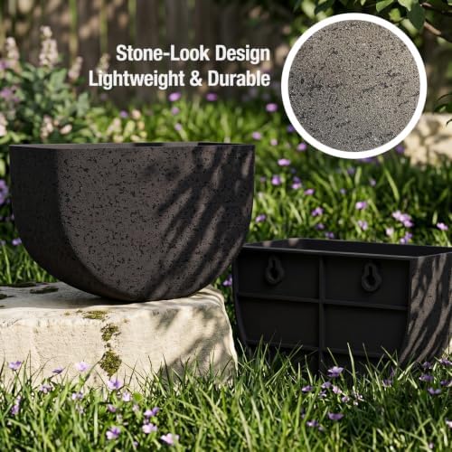 Asnext 2 Pack Indoor Wall Planter, 7 Inch Wall Planter Pot - Image 5
