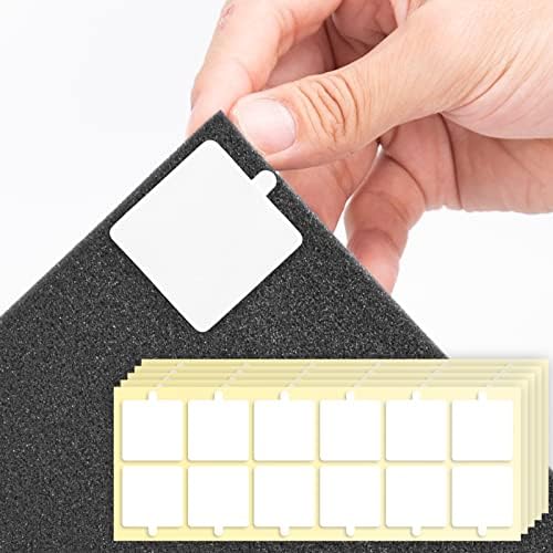 Sonicism 120 Pack Pyramid Double Sided Tape Squares by Sonicism