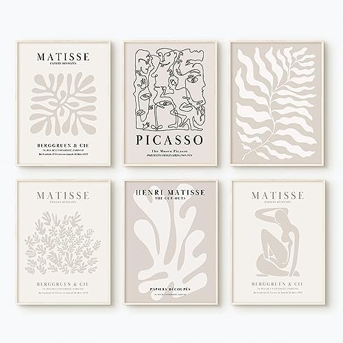 Youillne Henri Matisse Wall Art Prints Flower Abstract Canvas Pictures by Youillne