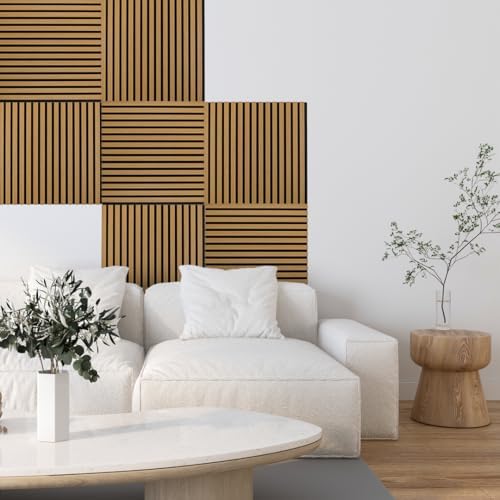 IZODEKOR Wood Acoustic Wall Panels 23.5"x23.5" - Image 4