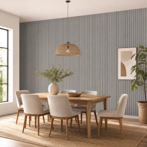 Abyssaly Peel and Stick PVC Slat Wall Panel Self-Adhesive Wall Panels - Image 5