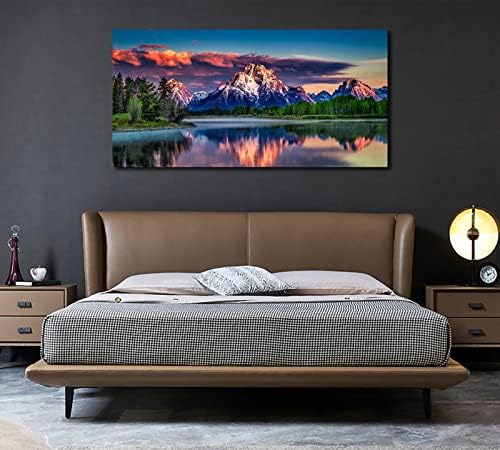 Sunset Landscape Canvas Wall Art - Image 6
