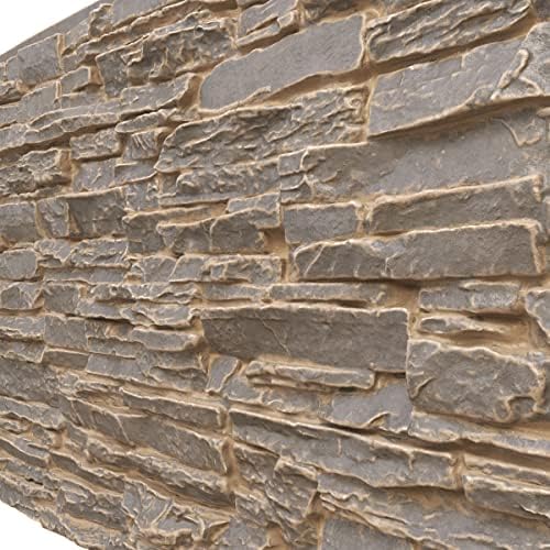 EverStone Canyon Ridge Faux Stone Panel, 45 3/4"W x 24 1/2"H x 1 1/4"D - Image 7