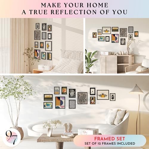 Eclectic Wall Art Prints Unframed, Mid Century Retro Decor - Image 4
