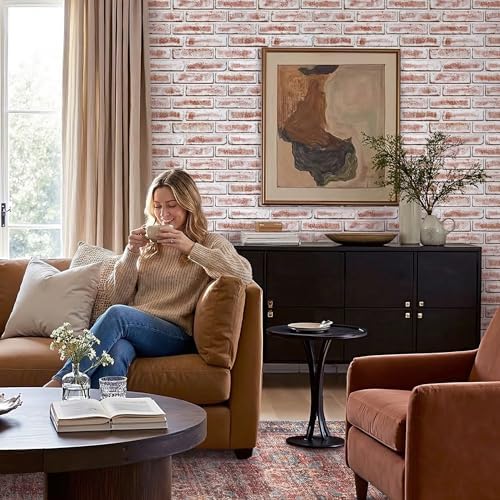 Commomy 3D Peel and Stick Faux Brick Wall Panels - Image 3