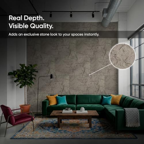 IZODEKOR PU Wall Panels Stone Look 24x48 in | 1.97 in Thick | 3D Wall Panels - Image 3