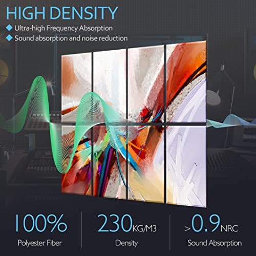 Decorative Acoustic wall Art panels, Sound Absorbing foam panels. - Image 5