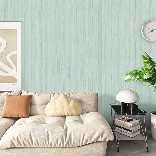 FunStick 15.8"x240" Mint Green Peel and Stick Wallpaper - Image 3