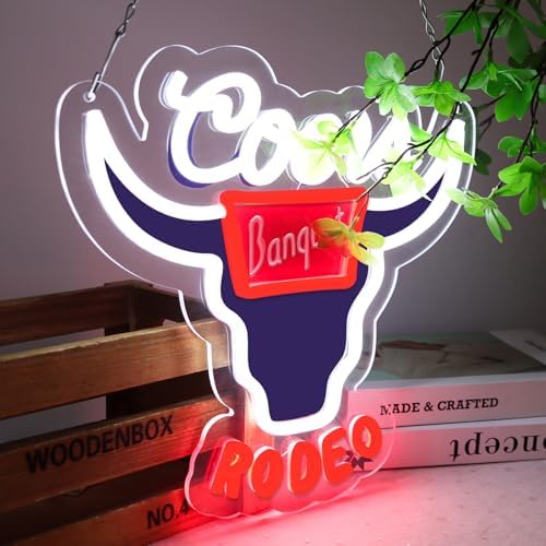 Crs Banquet Rodeo Neon Signs for Wall Decor Neon Lights for Bedroom Led - Image 2