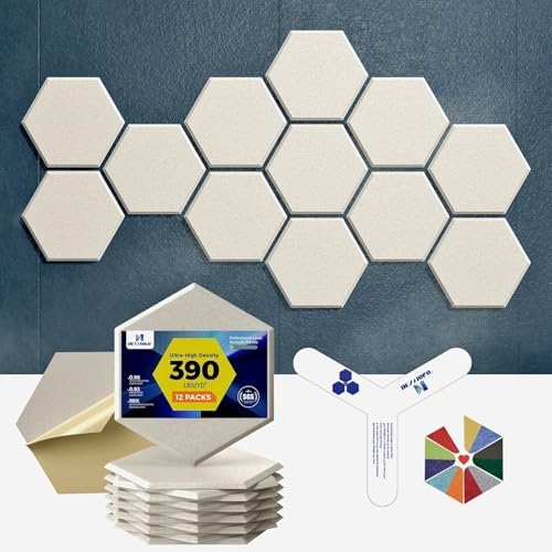Self-Adhesive Acoustic Panels, 2nd Generation Sound Absorbing Panel, by DEXMOKO