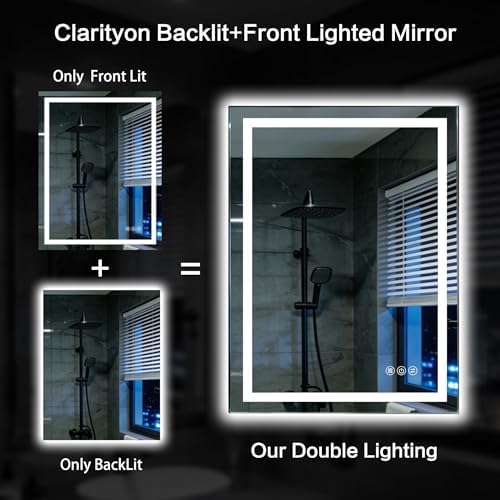 24"x 36" LED Bathroom Mirror - Image 4