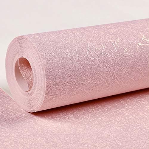 Cohoo Home Pink Wallpaper Peel and Stick Contact Paper Pink Silk 15.7”×197” - Image 2