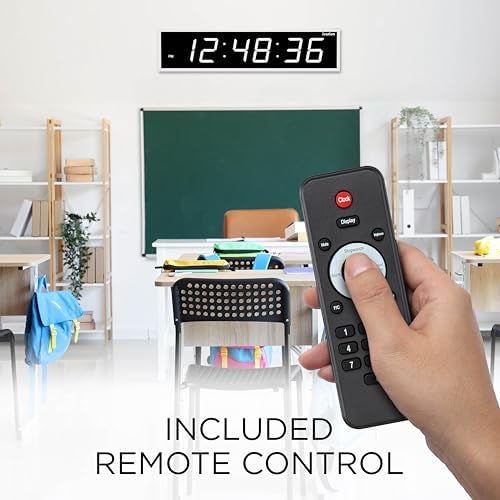 Ivation Oversized Digital Wall Clock - Image 5