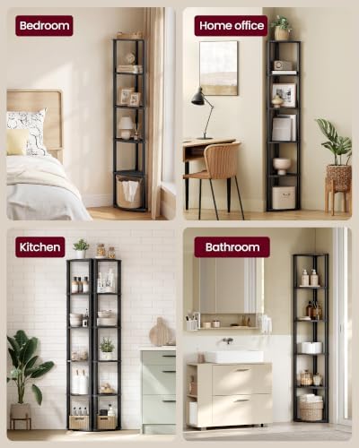 VASAGLE Superfast Toolless Assembly 6-Tier Corner Shelf - Image 4