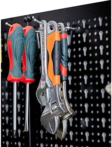 Ultrawall Peg Board Wall Organizer 4 ft. Metal Garage Wall Pegboard - Image 5