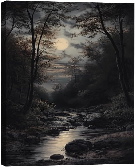 Serene Landscape Canvas Wall Art by Unknown