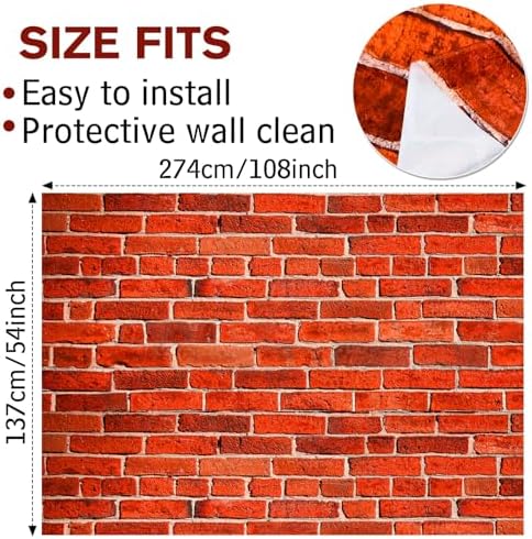 Chuangdi Brick Stone Wall Stone Wall Scene Setter Brick Sheet Wallpaper - Image 2