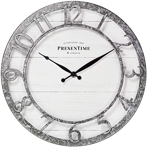 Presentime 13" Farmhouse Series Wall Clock by Presentime