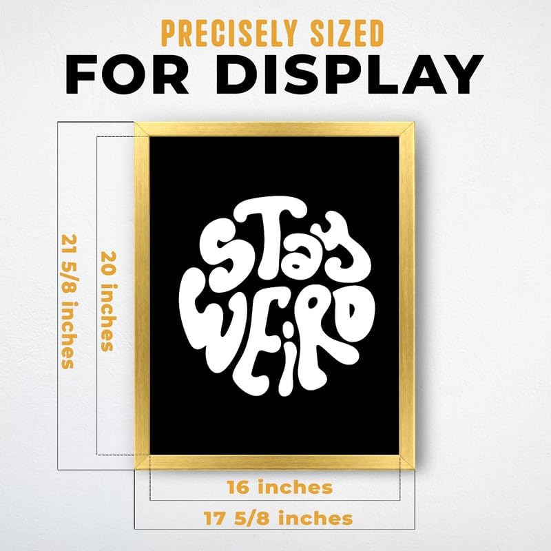 InkFlow Posters Stay Weird Canvas Poster - Image 3