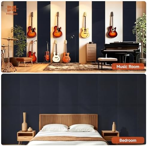 Acoustic Wall Panels, Peel and Stick, 47.2"x23.6", 4 Pack - Image 7
