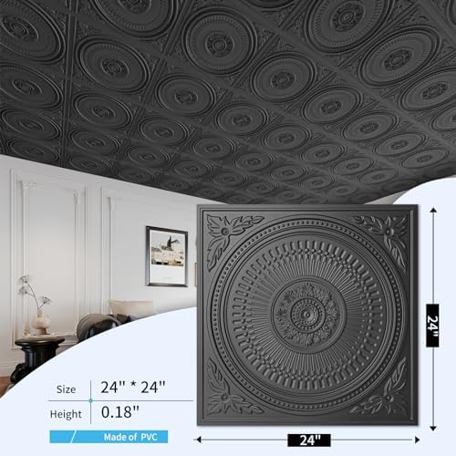 Art3d 12-Pack 2 x 2 ft Drop Ceiling Tiles - Image 5