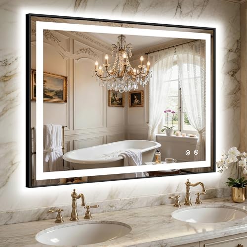 LED Bathroom Mirror with Lights by FICTOR