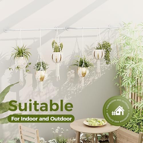 Bamworld Hanging Planters 2PCS for Indoor Plants Hanging Plant Holder - Image 5