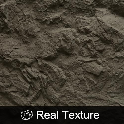 KASARO 3D Faux Stone Wall Panels, 4 Pack PU Wainscoting Grey - Image 3