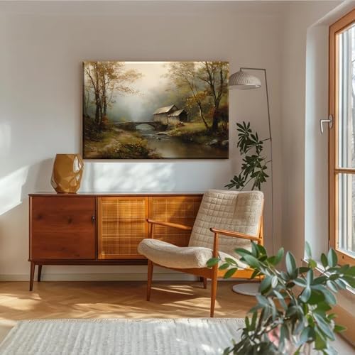Serene Landscape Canvas Wall Art - Image 4