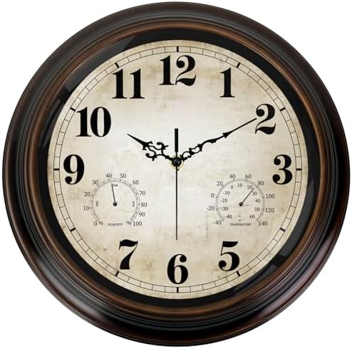 16 Inch Vintage Wall Clock by Comfytune