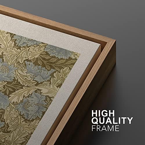 MUDECOR Framed Canvas Print Wall Art Set William Morris Floral Tapestry Pattern - Image 5