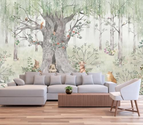 Animals Playing in the Woods Peel and Stick wall Decals - Image 3