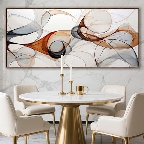 KLAKLA Framed Oversized Abstract Wall Art - Image 5