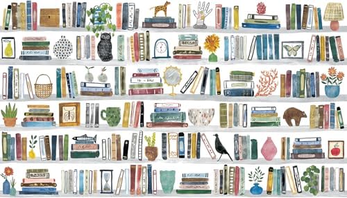 RoomMates Library Peel and Stick Wall Mural by RoomMates