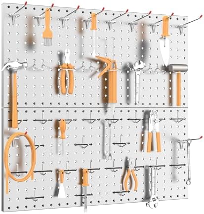 TORACK 2-Pack 12x24 inch Metal Pegboard Panels - Image 7