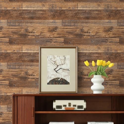 Wood Grain Contact Paper Peel and Stick Wood Look Wallpaper - Image 2