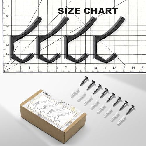 Heavy Duty Wall Hooks, 5 Inch Large Wall Mount Hooks - Image 7