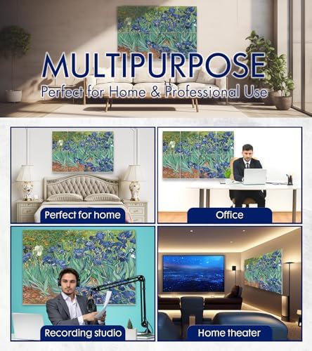 PINWELIFE® Masterpiece Acoustic Art Panels, Decorative Acoustic Wall Art - Image 5