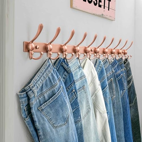 Dseap Coat Rack Wall Mount 37 Inch, Heavy Duty 12-Gauge Base vs Flimsy 1mm - Image 6
