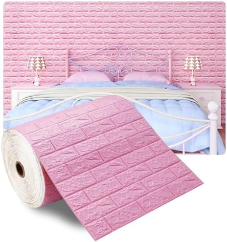 Waterproof Wall Panels 27.5" x 39.3" Faux Brick Wallpaper Peel and Stick Art - Image 4