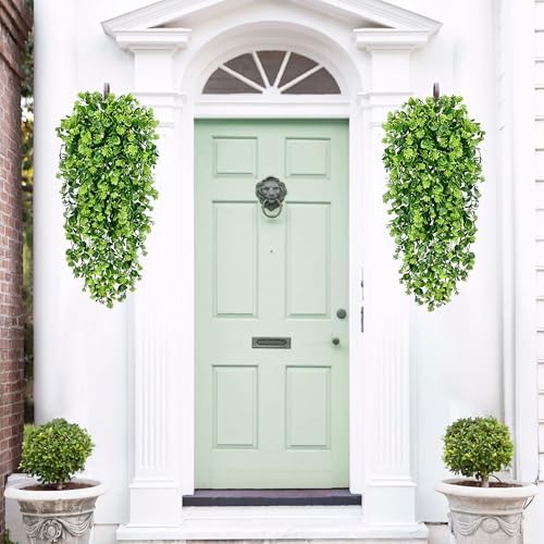 Waipfaru 8Pcs Fake Hanging Plants 3ft Fake Plants Vines Greenery - Image 5