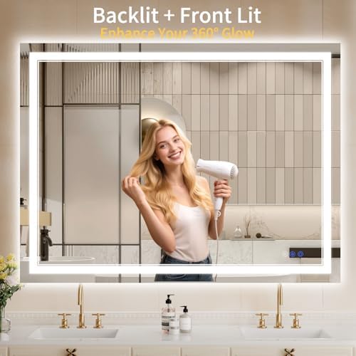 36"x48" LED Bathroom Mirror - Image 2