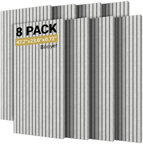 TONOR Dual-Layer Thickened Acoustic Wall Panels-8 Pack 47.2"x23.6"x0.72" by TONOR