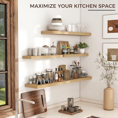 24" Wide x 6.5" Deep Floating Shelves - Image 6