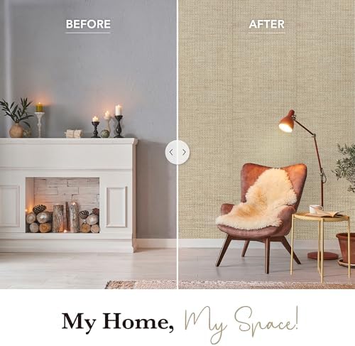 GoDear Design Pearlescent Wallpaper Cabinet Covers, Sand Whisper - Image 6